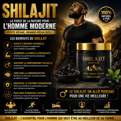 🔥 SHILAJIT PUR – La Résine des Hommes Puissants