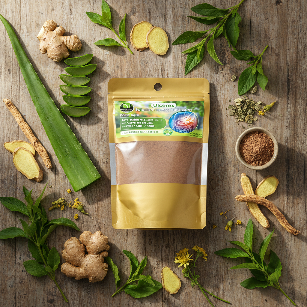 Ulcerex™ : Soulagement Naturel des Ulcères & Brûlures d’Estomac